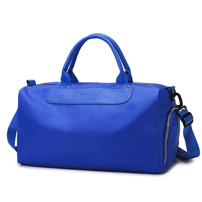 

Дорожная сумка-дафл большой вместимости - Легкая конструкция, Спортивная сумка для спортзала с множеством карманов, Портативная дорожная сумка для выходных, Сумка для спортивного снаряжения синий