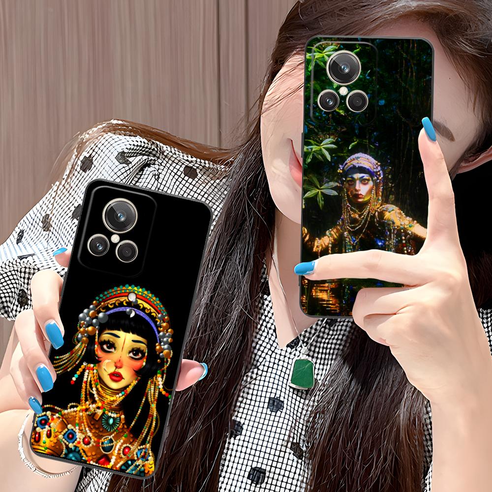 Jibaro Siren Mobile Cell Phone Case for Realme 15 14 13 12 11 10 9 Pro Plus T i Lite 5G Colorful Printing Cover Cover Smartphone