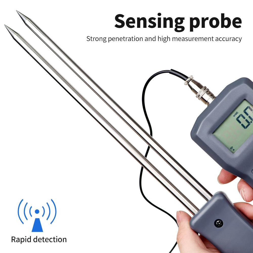 Backlight Display Grain Moisture Meter 3-80% Water Content Detector Portable Humidity Tester Wheat Corn Sorghum Grain Hygrometer