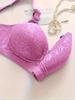3 Pezzi Elegante Reggiseno in Pizzo Floreale - Ultra-Comodo, Traspirante, Intimo Push-Up da Donna - Lingerie e Intimo Squisiti per l'Uso Quotidiano