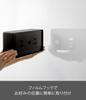Yamazaki Tower Film Hook Tissue Regular X X Floating Storage for Kitchen 5588 Box, Size, Black, Approx. W26.2 D13.2 H8.3cm, Paper,