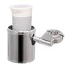 AQIMY Universal Drink Holder for Motorcycle 22-32mm Handlebar Compatible Cup Holder Adjustable Silver (2pcs)
