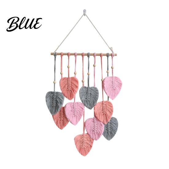 Harmony Creating Wall High Quality Macrame Handmade Large Boho Art Decor Yarn Woven Tapestry Leaf