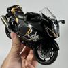1:12 Suzuki Hayabusa GSX1300R High Performance Motorcycle Alloy Metal Diecast Model Racing Motorcycle Sound & Light Children Toy