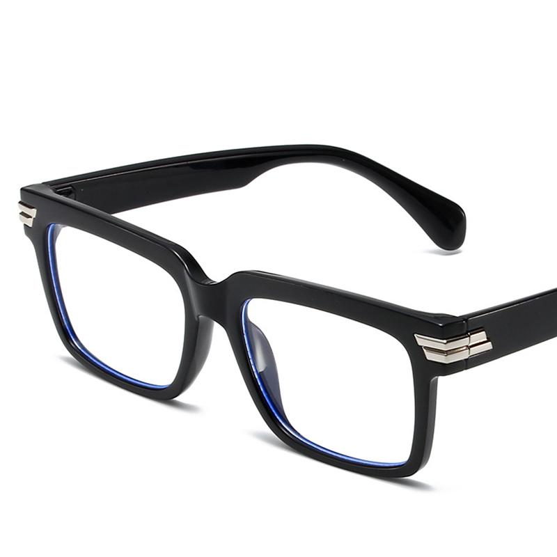 

Fashion Ultra-light Wide-rim TR90 Eyewear Square Trending Blue Light Blocking Men s Glasses Frame