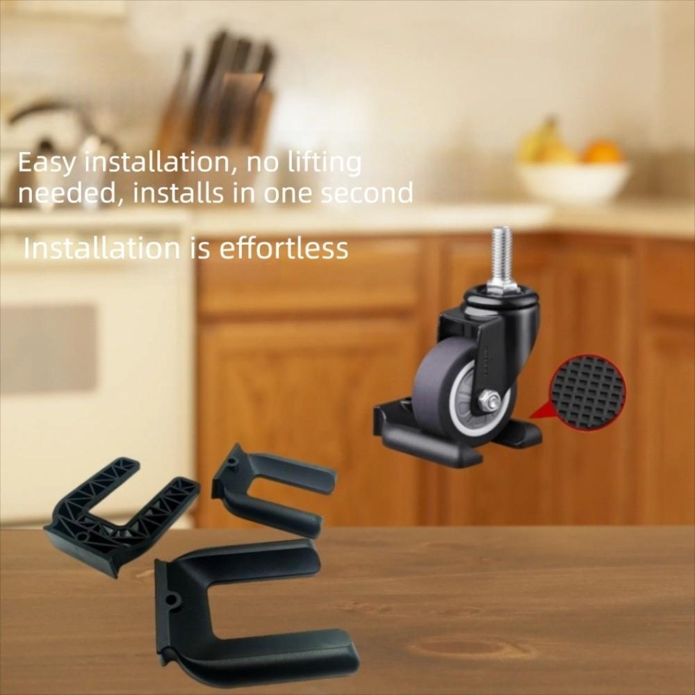 Rubber Office Chair Wheel Stopper Wear-resistant Anti Vibration Furniture Legs Anti-slip Pad Chair Feet Floor Protectors Chair