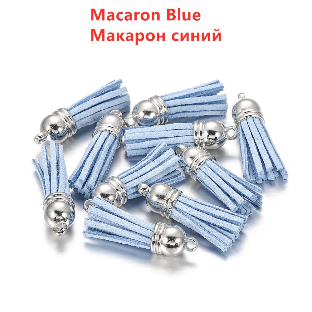10/20Pcs 38mm Leather Tassel Fringe Keychain Strap Jewelry Fiber Fringe Suede Tassel Key Chains for DIY Jewelry Accessories