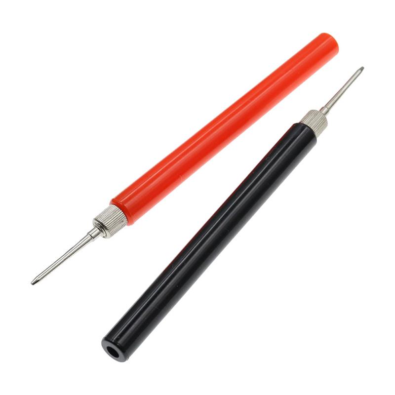 2Mm Spring Electrical Test Probe Tip Hook Wire Connector Solder-Free Test Leads Pin For Digital Multimeter Multi Meter