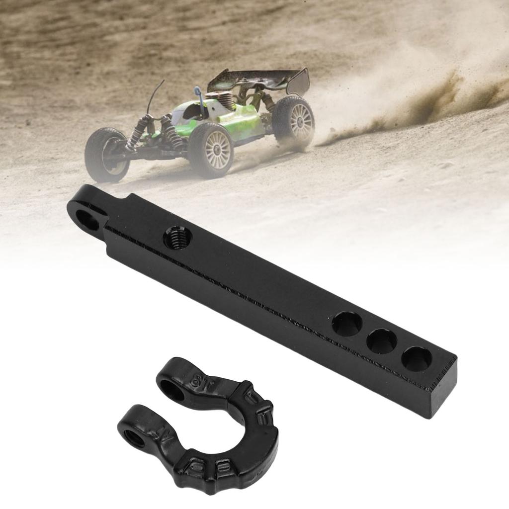 Metal RC Trailer Hitch Tow Hook High Strength Alloy Trailer Hitch Receiver for 1Celsius8 1Celsius10 RC Crawler Accessories