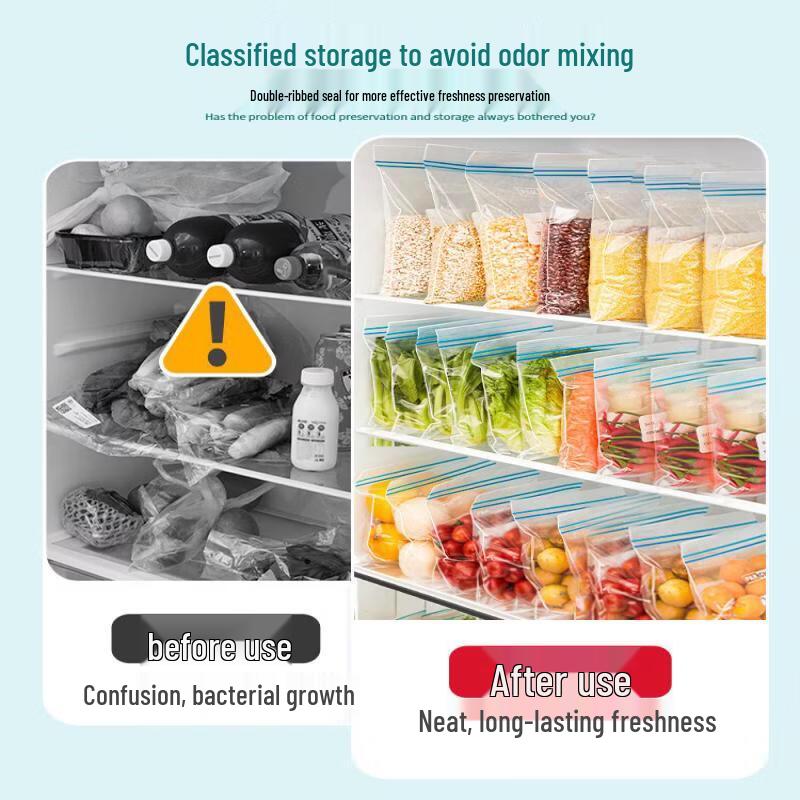 Chixing Food-Grade Reusable Freezer Storage Bags