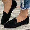 Large Size Shallow Single Shoes Women's Summer New Flat Bottom One Pedal Doudou Shoe Size Wish