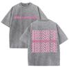 Christian Jesus Loves You Graphic T Shirt Men Women Vintage Washed Oversized Religious Streetwear Bible Verse Short Sleeve Tee