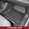 for Volvo EX30 2026 2026 Car Floor Mats Cargo Liner Trunk Pad TPE 3D Foot Mat Backrest Liner Waterproof Accessories Black