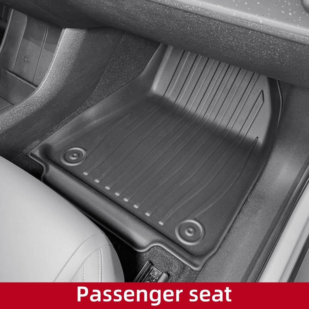for Volvo EX30 2026 2026 Car Floor Mats Cargo Liner Trunk Pad TPE 3D Foot Mat Backrest Liner Waterproof Accessories Black