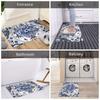 1Pcs Anti Fatigue Kitchen Rugs,  Floral Tulip Print Waterproof Non-Slip Thick Cushioned Kitchen Mat Heavy Duty Comfort Standing Mat for Kitchen