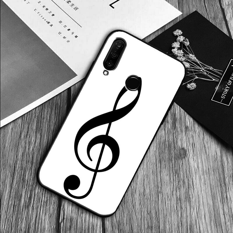 Music Score Musical Notes For Huawei Nova 11 12i 8i 7i 3i 9 10 SE Y60 Y61 Y70 Y72 Y73 Y90 Y91 P20 P30 Pro P40 Lite Case
