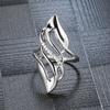 CAOSHI Geometric Shaped Finger-ring Gold Color /Copper Colour Cubic Zirconia Rings Daily Wear Party Trendy Zircon for Women