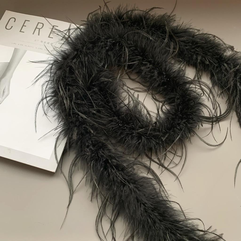 Colored Feather Strips, Ostrich Hair, Top Strips, Dance Costumes DIY Decorative Materials, Clothing Accessories