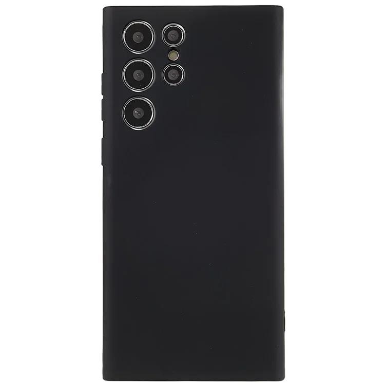 

For Samsung Galaxy S24 Ultra Cover 2.0mm Solid Color TPU Shockproof Protective Phone Case