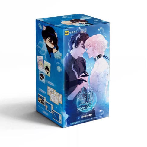 Genuine The Falling Merman Cards Vol.5 Island Imprint Liuying Edition Rim Baud Bai Novel Peripheral Anime Collection Cards Toys