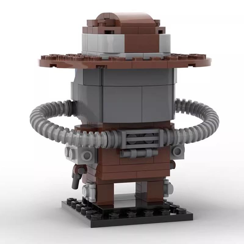 Baustein Kompatibel Mit 101125 Badezimmer Quadratischer Kopf Junge, Junge Ornament Star Wars Collage Modell