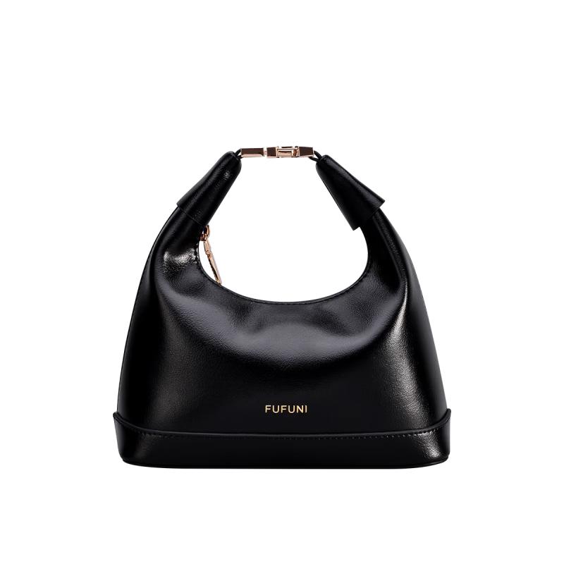 FUFUNI Designer Dumpling Shoulder Bag чёрный