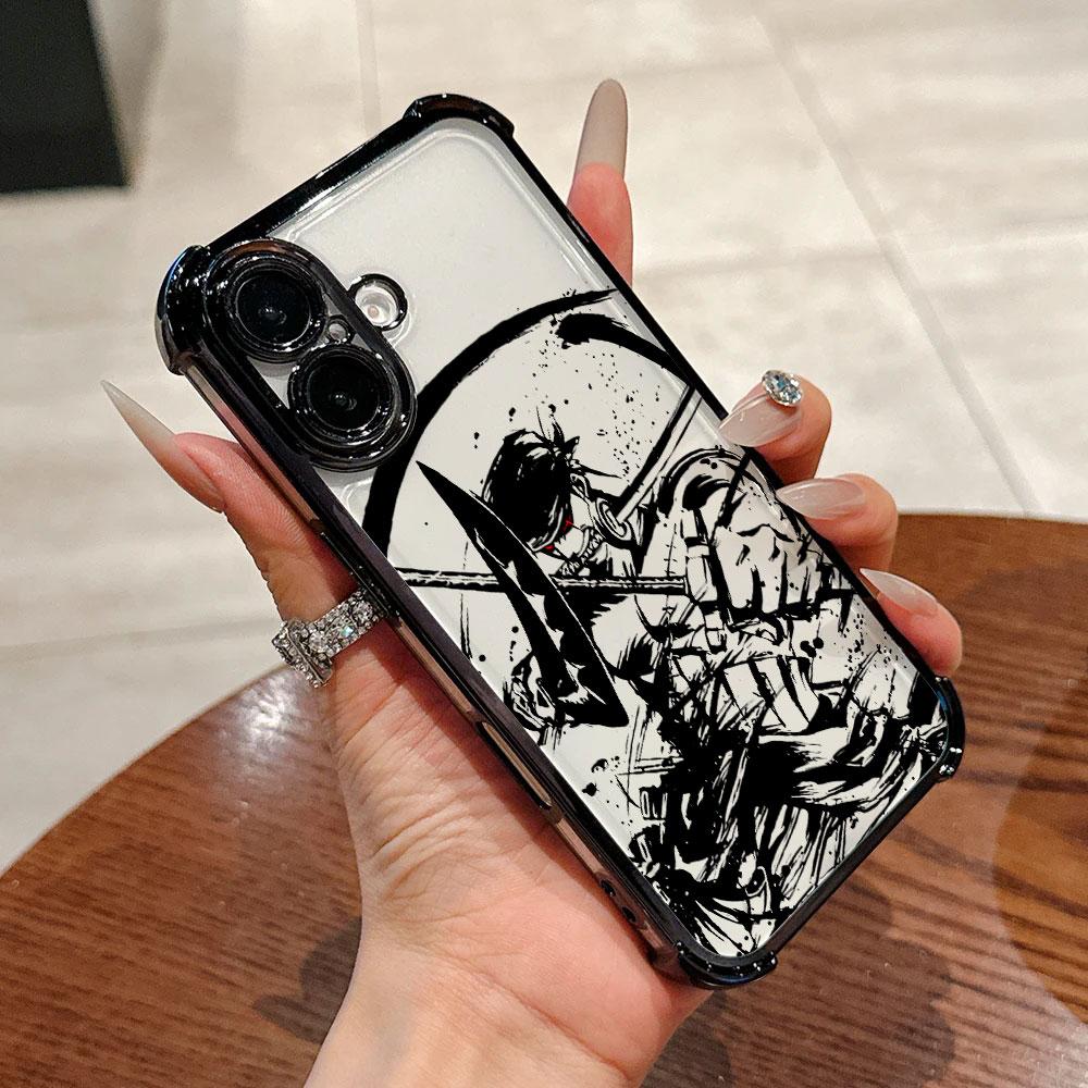 Japanese Anime O-One Piece Art Funda For iPhone 17 Pro 16 15 14 13 12 11 Pro Max Case 17 Plus 17E 16E 17Air Silicone Phone Cover