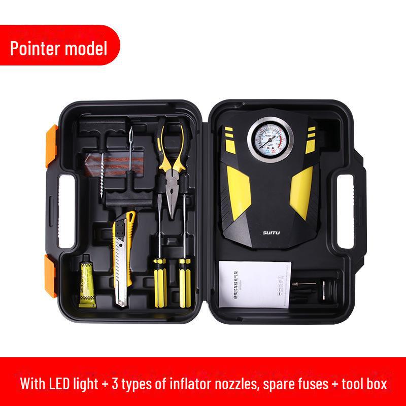 12V Portable Car Tire Air Pump with Light