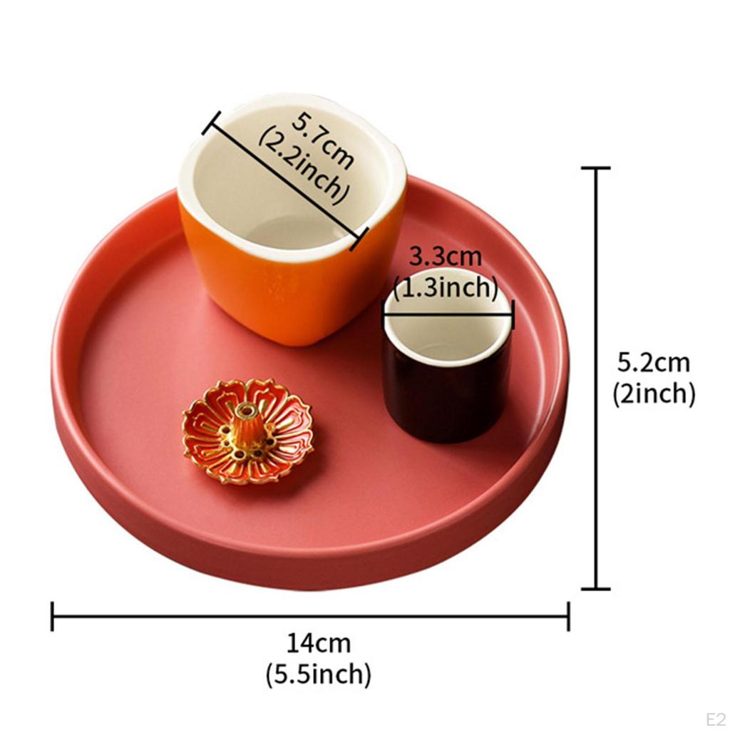 Sada držáku na šalvěj Palo Santo Keramická miska Hořák pro jógovou místnost Stůl Kancelář