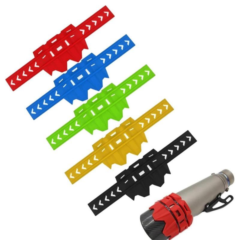 Rohr Hitzeschutzstreifen Verbrühungsschutz Abdeckung Motorrad Auspuff Schalldämpfer Einfache Installation