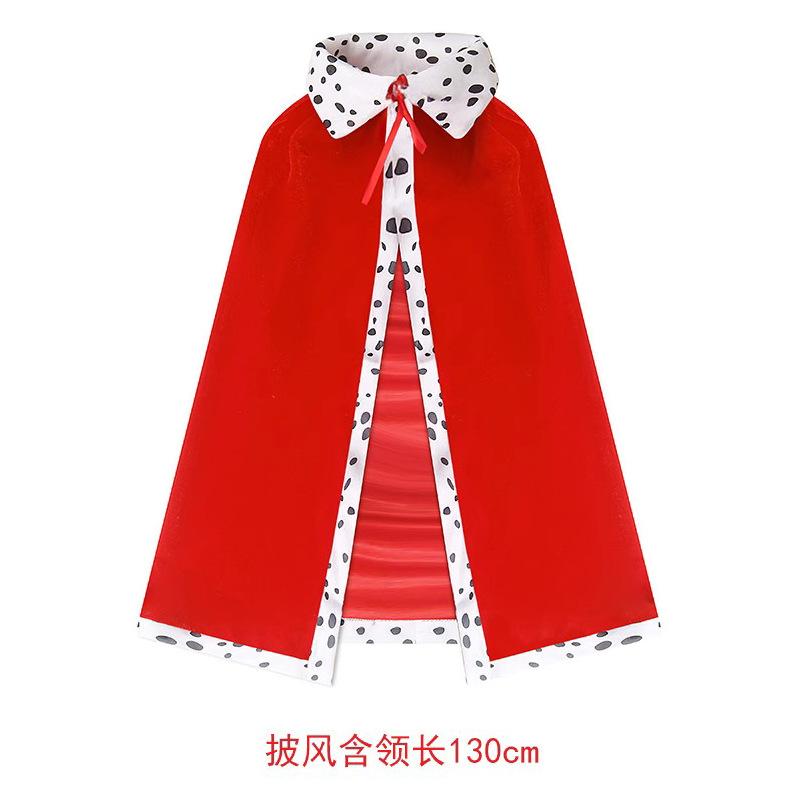 Children's Halloween King Adult Cloak Prince Princess Cloak European Festival Masquerade Show Costume