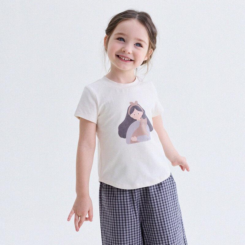 Yunerma Kids' Summer Versatile Cartoon Print T-Shirt