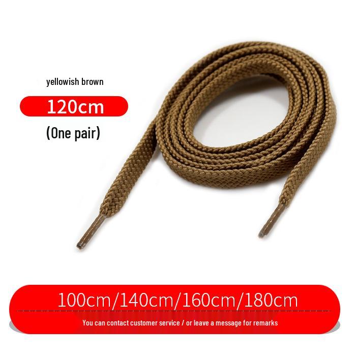 Flat Thickened Sneaker Laces for Casual and Basketball Shoes - In Black, White, and Colorful Designs