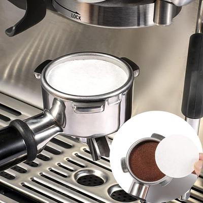 Leeseph Kaffeepapierfilter, 100 Stück Espressomaschinen-Pulverschalenfilter für 51/53/58 mm Pucksieb Kaffee-Siebträgerkorb