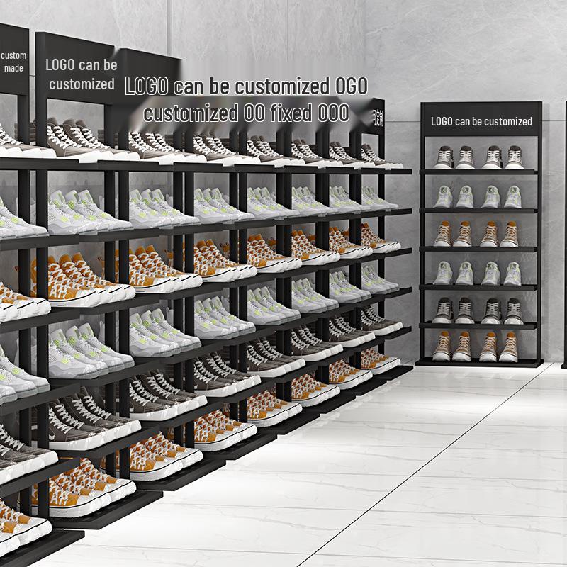 Vertical Quartz Tile & Stone Display Rack with Glass Cabinet