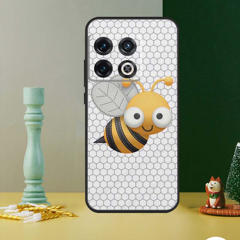 Bumble Bee Honeycomb Honey Phone Case For OnePlus 13 12 11 9 10 Pro 13R 12R 8T 9RT 10T 10R Nord 4 CE 2 3 Lite N20 N30