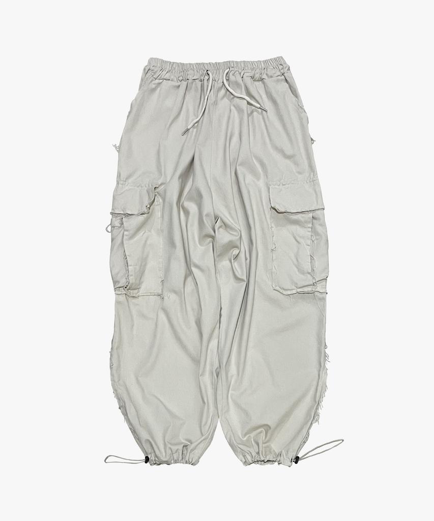 Nainneoscheu Grunge Wide Cargo_Lightbeige