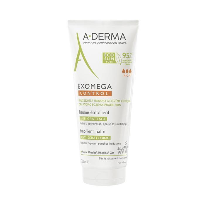 A-Derma Exomega Control Baume Émollient Anti-Grattage 200ml