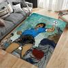 Soccer Player Handball Artwork suitable as a non-slip mat for the living room or bedroom sofa
