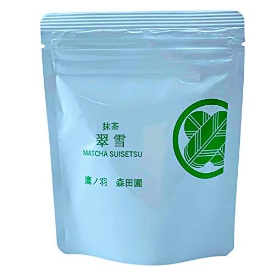 Sayama Tea Matcha Suisetsu Powdered Green Tea 50g, Made with Luxurious Soft Tea Leaves, Takanoha, Moritaen, Homemade
