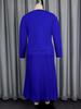Women's Plus Size Camisole Dress & Jacket Set - Slimming Square Neck, Cinched Waist, Elegant Long Dress for Commuting or Dates