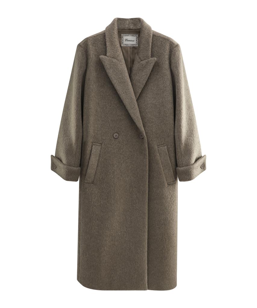 Vivacious Eternel Classic Tailored Coat Brown