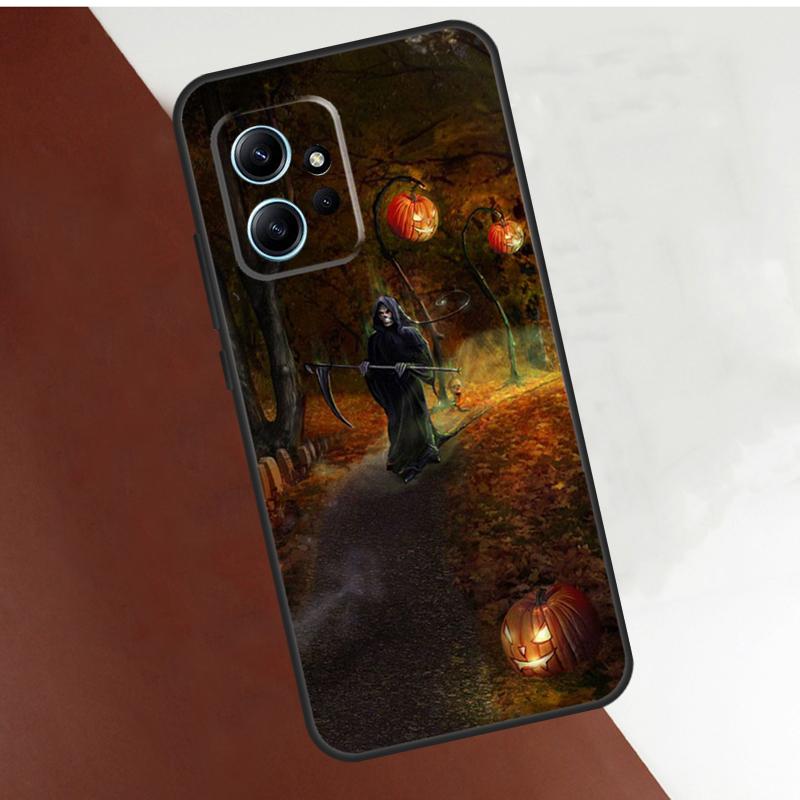 Halloween Pumpkin Ghost Mummy Case For Xiaomi Redmi Note 13 10 11 12 14 15 Pro Plus Cover For Redmi 15C 15 12C 13C 14C 10C