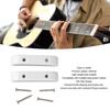 4PCS White Bass Guitar Thumb Rest Plastic Bass Finger Rest Anti Slip Bass Thumb Rest  Guitar