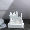2PCS Nonstick Silicone Ornament Mold Crafting Moulds Prayer Pattern Moulds Table Decorative Molds for Any Interior Space