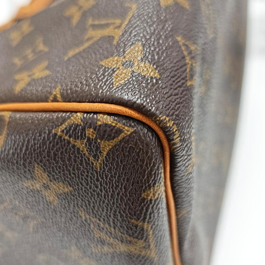 [Použité] Speedy 30 Elegantní Kompaktní Módní Dojíždějící Klasický Monogram Potahovaný Plátno S Koženým Lemem Polštářová Taška - Dobrý #1AWJA1L