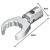 TONE Flex Crowfoot Wrench 36mm Hex Size 4DCF-36F, 12.7mm (1/2") Drive,