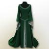 Womens Medieval Renaissance Vintage Gown Dress Halloween Party Cosplay Costume