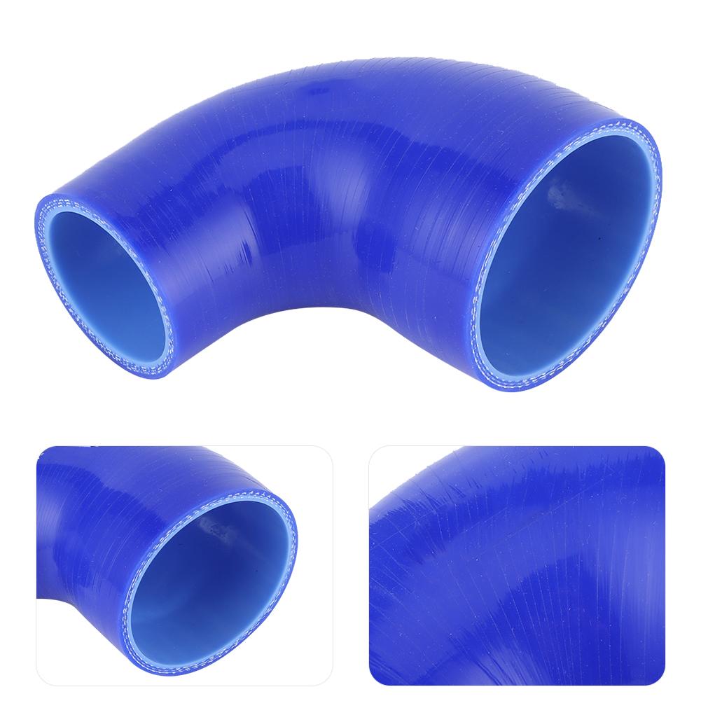 4Ply Silicone Coupler Hose for Turbo Intake Intercooler Pipe Tube 2in To 3in 90 Degrees  Car Modified