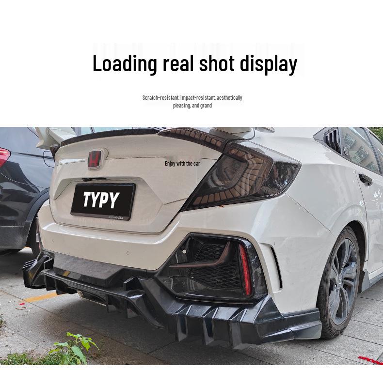 Kit Lip Spate și Difuzor Civic Type R Generația a Zecea - Model Mugen Unlimited